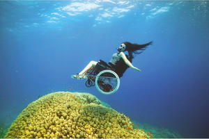 Sure Austin Deep sea diving in a wheelchair