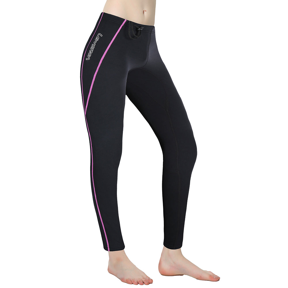 Lemorecn Women's Wetsuits Pants 1.5mm Neoprene Swimming Canoeing Pants