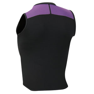Lemorecn-women's-black-purple-3mm-neoprene-wetsuit-vest